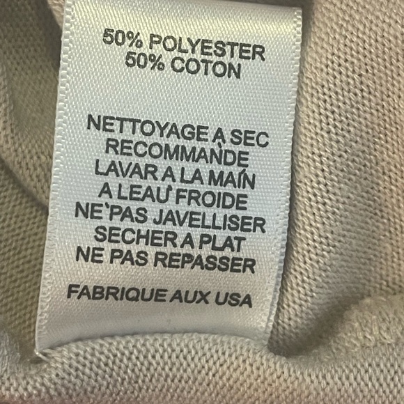 Michael Lauren Serge Stripe Pullover in Cloud & Cayenne in Size Xsmall - Picture 9 of 9